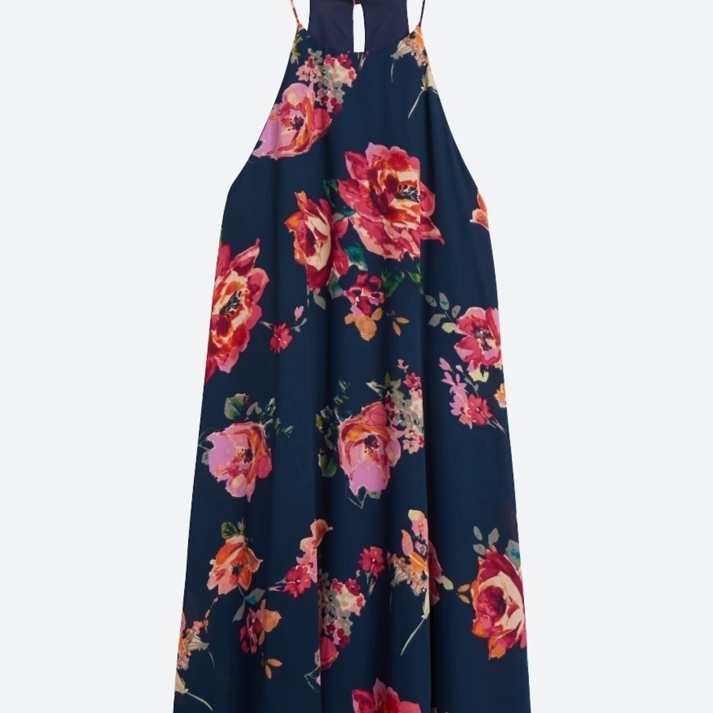 Floral Navy Dress